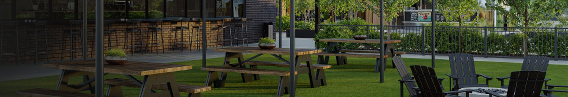 Pasto sintético en terraza